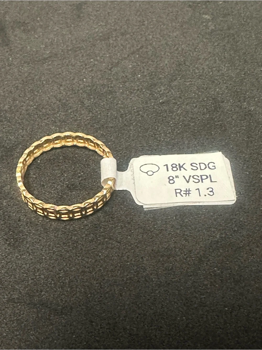 18K Saudi Gold Size 8